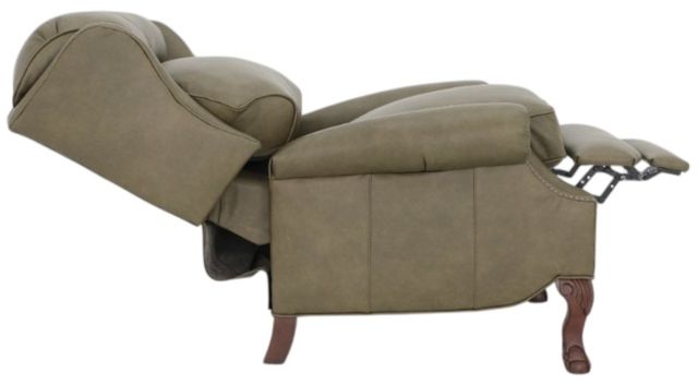 BarcaLounger® Danbury Oasis Olive Leather Manual Recliner-1