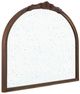 A & B Home Bingley Neutral Brown Hand Carved Rose Arch Mirror-0