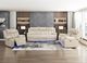 Homelegance® Huron Beige Double Power Reclining Sofa-1