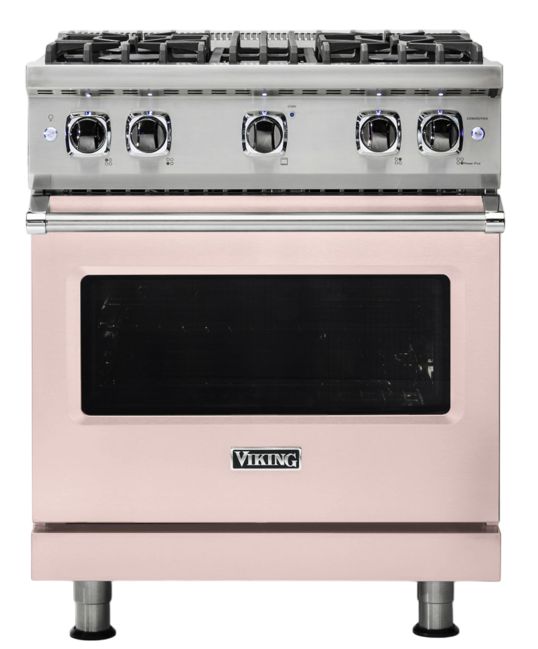 Viking® 30'' Blush Sealed Burner Pro Style Gas Range-0