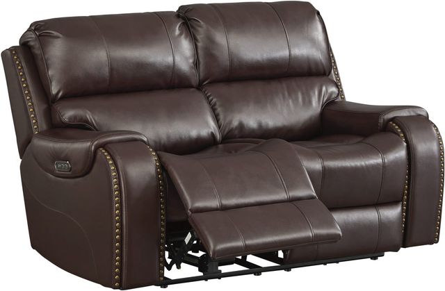 Signature Design by Ashley® Latimer Brown Power Reclining Loveseat-3