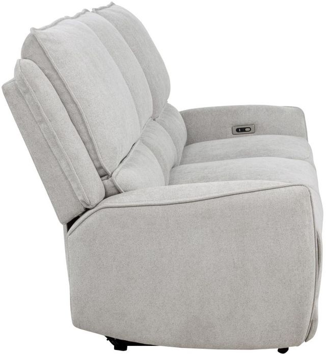 Coaster® Sylmar Dove Grey Upholstered Power Reclining Sofa-3