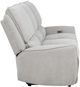 Coaster® Sylmar Dove Grey Upholstered Power Reclining Sofa-3