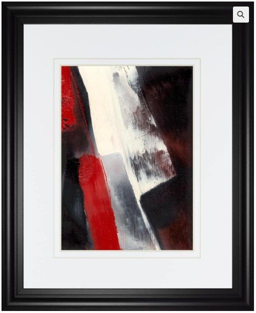 Classy Living Sharon Gordon Red Streak I Wall Art-0