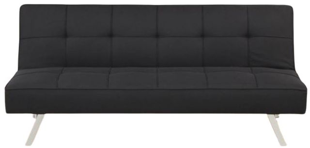 Milton Greens Stars Black Tufted Futon Bed with Metal Leg-1