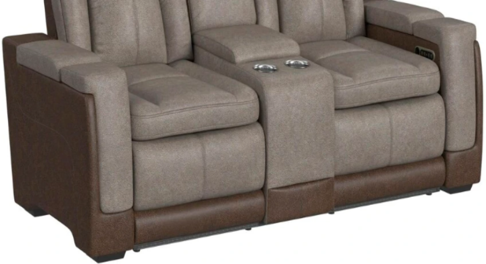 Elements International Lantana Power Motion Loveseat - Thumbnail 2