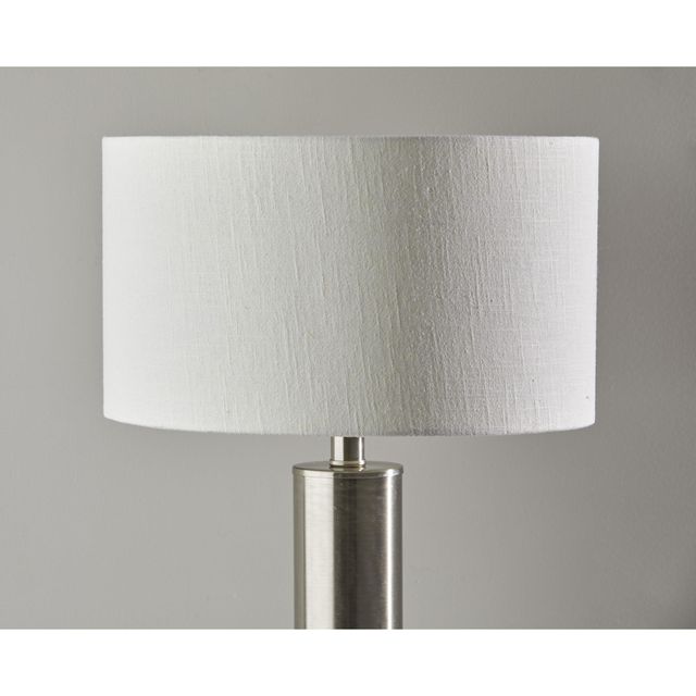 Adesso® Ezra Brushed Steel Table Lamp-1