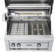 LYNX® Professional 30" 3-Burner Stainless Steel Freestanding Liquid Propane Gas Grill with 1 Trident Infrared Burner, 1 Ceramic Burner and Rotisserie-4