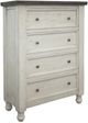 International Furniture Direct Stone Ivory/Weathered Gray Chest-0