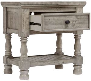 Millennium by Ashley Harrastone Weathered Light Gray Nightstand