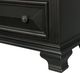 Elements International Calloway Antique Black Media Chest-4