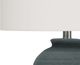 Monarch Specialties Inc. 24"H Blue Ceramic Table Lamp-2
