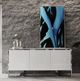 VIG Furniture Modrest Fauna White/Stainless Steel Buffet-2