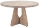 International Furniture Direct Balam White Round Dining Table-0