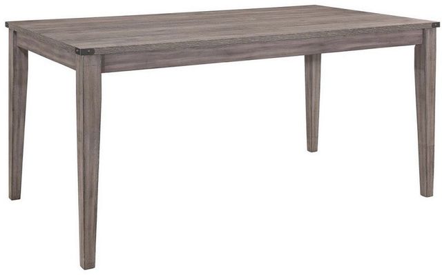 Mazin Furniture Woodrow Gray Dining Room Table-1