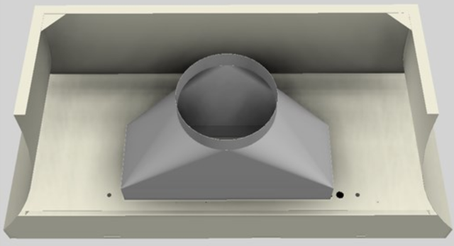 Vent-A-Hood® Designer Series 54" Biscuit Wall Mounted Range Hood-4