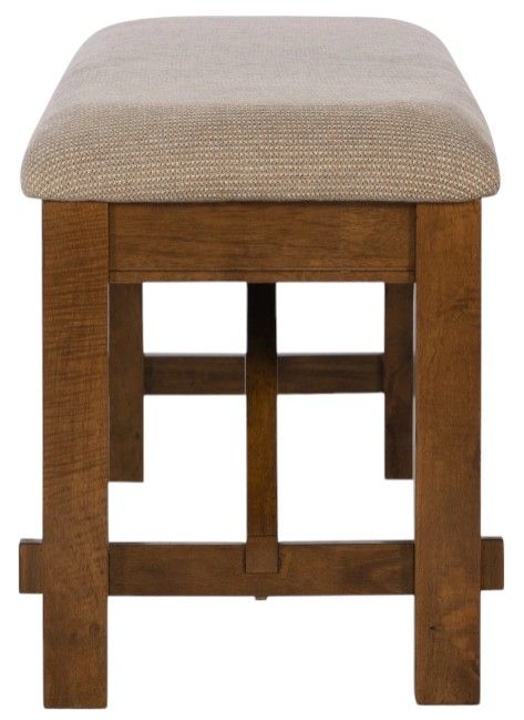 Powell® Kraven Dark Hazelnut Dining Bench-3