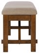 Powell® Kraven Dark Hazelnut Dining Bench-3
