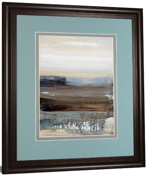 Classy Living Aerial Snow Hint of Blue 34"W Wall Art-3