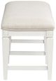 Magnussen Home® Willowbrook Egg Shell White/Natural Upholstered Bench-2