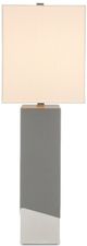 Currey & Company Clarice Gray/Off-White Table Lamp-3