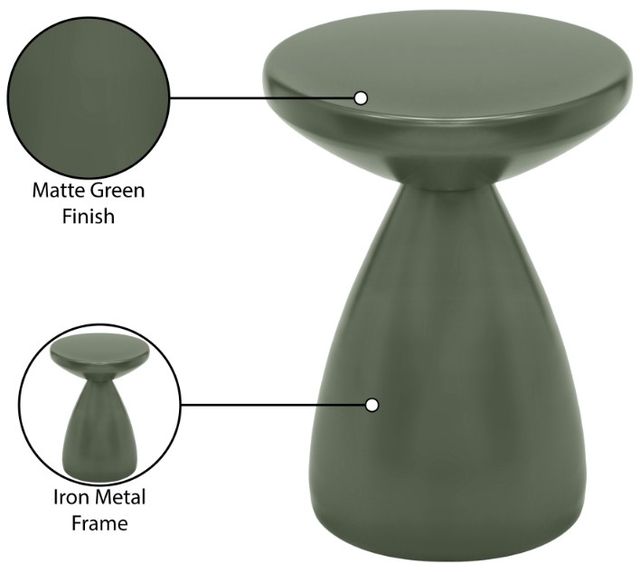 Meridian Furniture Anika Green End Table-4