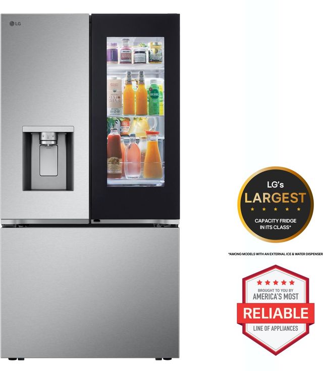 LG 36" 30.7 Cu. Ft. Stainless Steel French Door Refrigerator -1