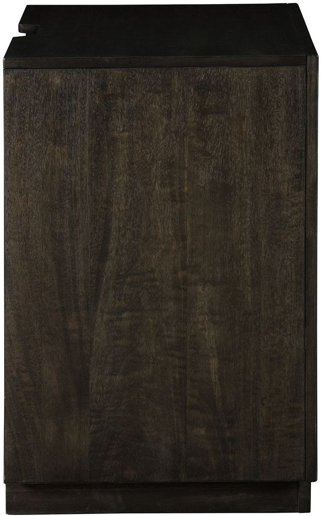Signature Design by Ashley® Hyndell Dark Brown Nightstand-1