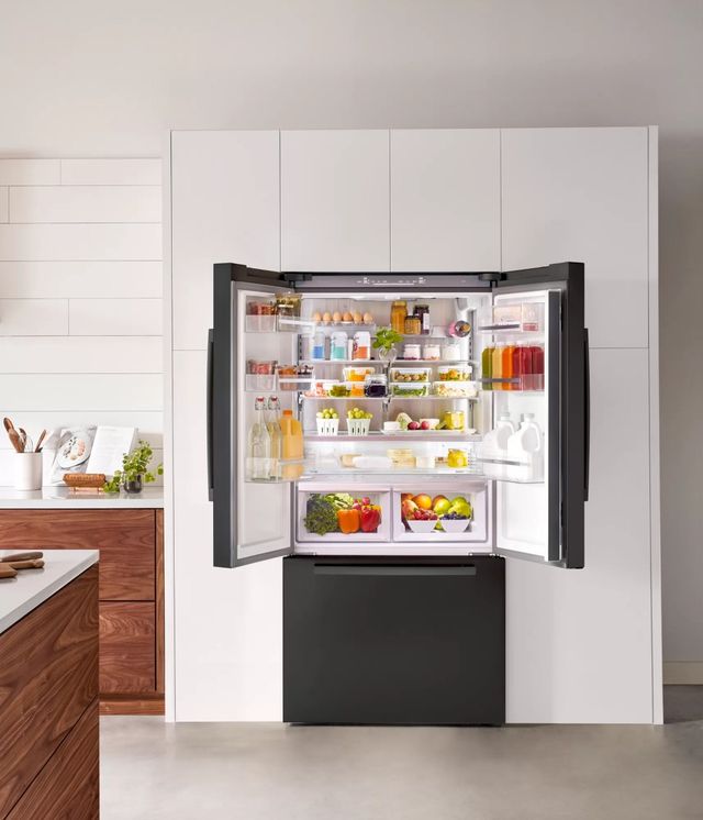 Bosch 800 Series French Door Refrigerator Black Stainless