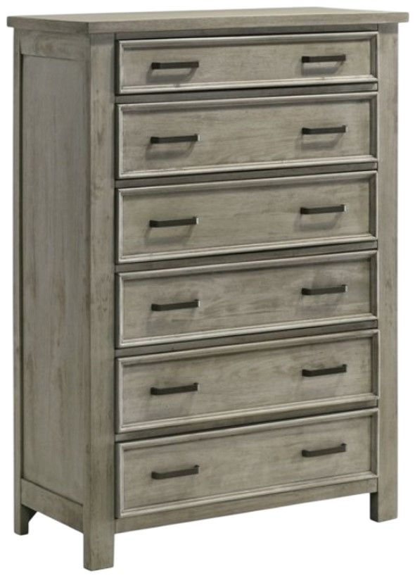 American Wholesale Furniture Sienna Gray Chest-0