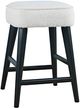 Jofran Inc. Urban Archive Wes Black/White Upholstered Backless Counter Stool-0