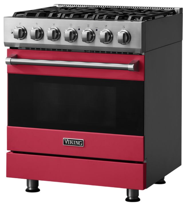 Viking® 3 Series 30" Valentine Pro Style Dual Fuel Range-2