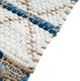 A & B Home Blue/Brown/White 2'x3' Rug-2