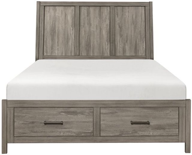 Homelegance® Bainbridge Weathered Gray Queen Storage Bed-2
