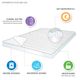 Olliix by Madison Park Essentials White Waterproof Quilted Microfiber Full Frisco Sofa Bed Pad-3