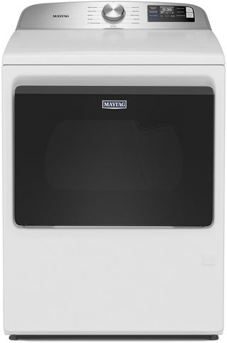 Maytag® 7.4 Cu. Ft. White Pet Pro Gas Dryer with Extra Power and Sanitize Cycle