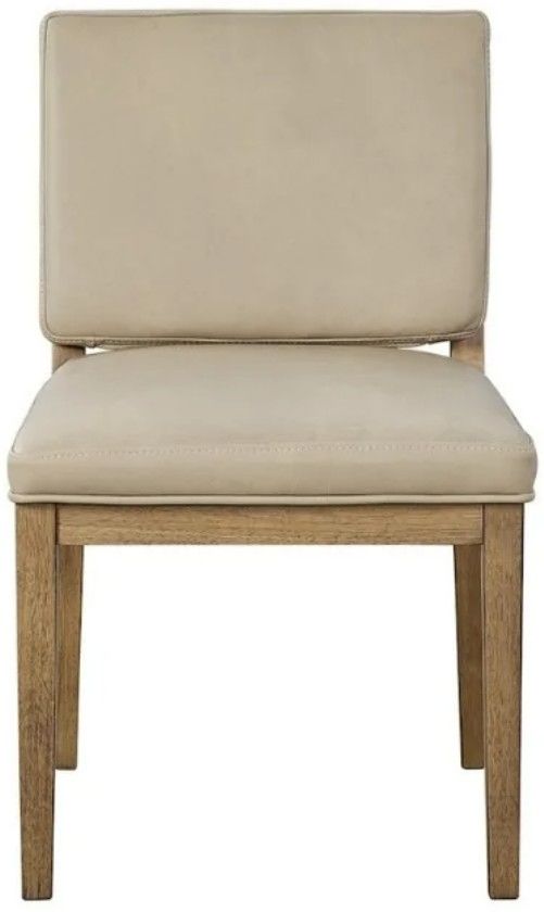 Bernards Elure Brown/Latte Soft Back Leather Chair-2