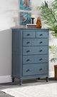 John Thomas Furniture® Cottage Denim 5-Drawer Chest-1