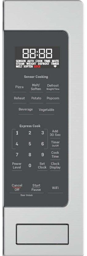 GE Profile™ 2.2 Cu. Ft. Stainless Steel Countertop Microwave-3