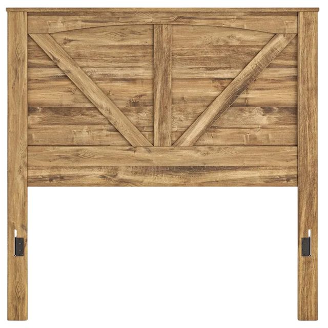 Signature Design by Ashley® Maystonna Brown Queen Crossbuck Panel Headboard-2