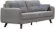 Mazin Furniture Noma Cement Grey Loveseat-0