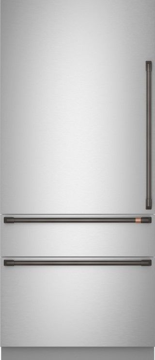 Café™ Brushed Black Refrigeration Handle Kit-1