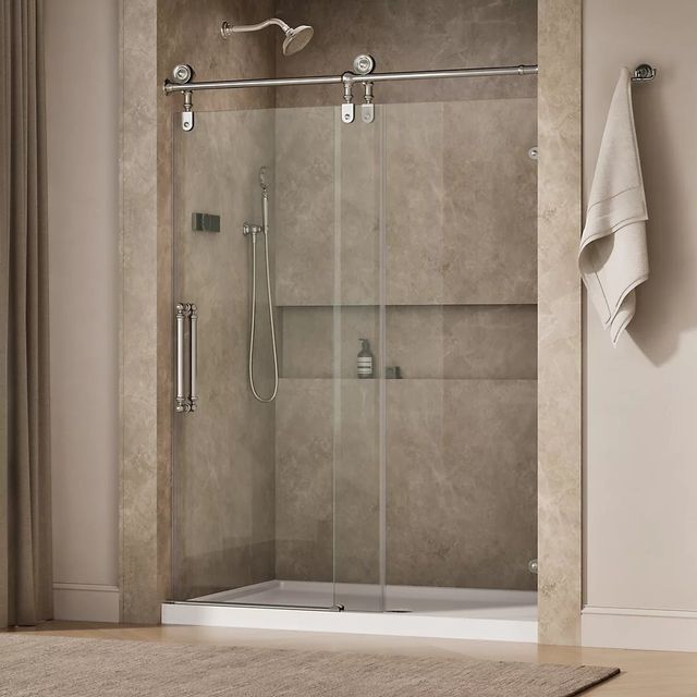 KOHLER Artifacts™ Vibrant Polished Nickel 81 x 57" - 58" Sliding Shower Door-1