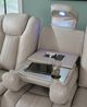 Signature Design by Ashley® Elevate Edges Coin Manual Reclining Sofa with Drop Down Table-5