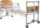Harmony™ Medical Brown/White Twin XL Home Care Bed with Full Rails-0
