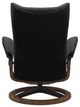 Stressless® by Ekornes® Customizable Wing Small Manual Reclliner and Ottoman with Signature Base-3