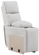 Signature Design by Ashley® Social Pointe 5-Piece Ash/Pearl Power Reclining Sectional with Storage Consoles-2