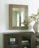 Signature Design by Ashley® Waltleigh Distressed Brown Accent Mirror-5