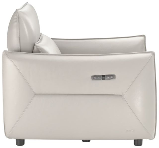 Michael Amini® Mia Bella Light Gray Leather Power Recliner-2