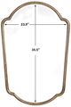 Uttermost® Naomi Antique Brass Mirror-3